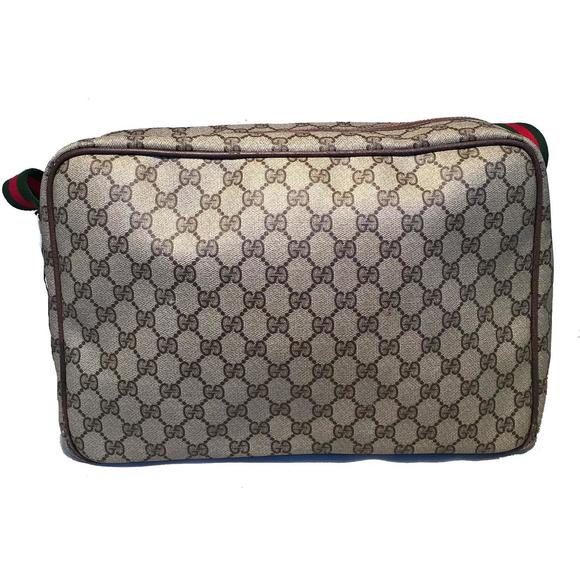 GUCCI Vintage Monogram Customized Ladybug Reporter Messenger Shoulder Bag - Picture 4 of 9